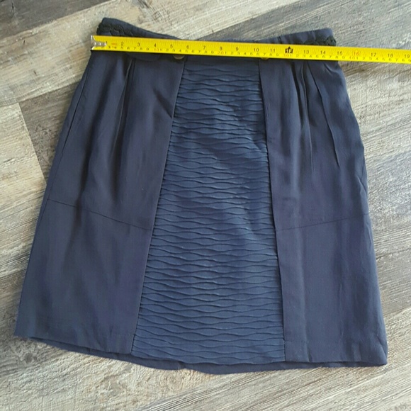 Anthropologie Girls from Savoy  women blue midi pencil skirt size S - Picture 2 of 8